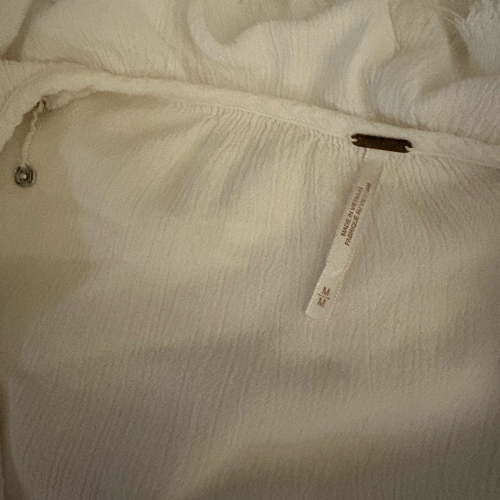 Free People Sweet Darlin White Ruffle Maxi Dress - Picture 13 of 13